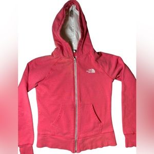 The North Face Red Hoodie Full Front Zipper Size XS